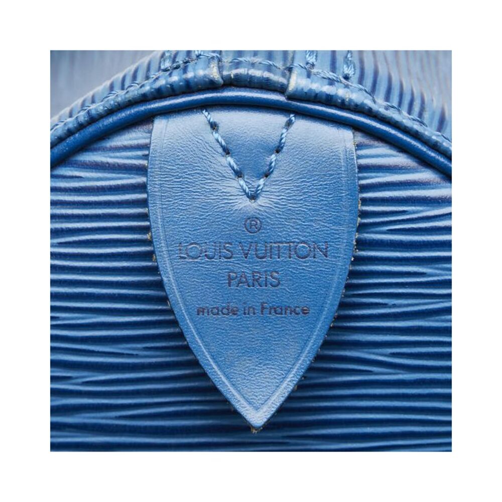 Pre Loved Louis Vuitton Leather Epi Speedy 30 Handbag in Very Good Condition - Picture 8 of 8